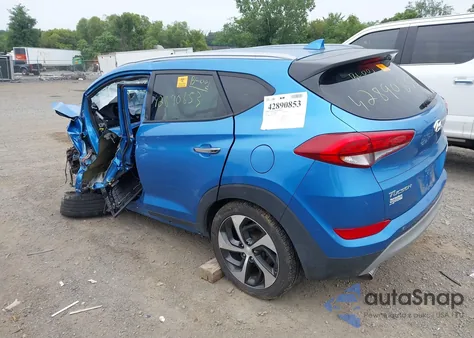 2018 Hyundai Tucson Limited z USA, uszkodzony, nr VIN KM8J3CA28JU711092